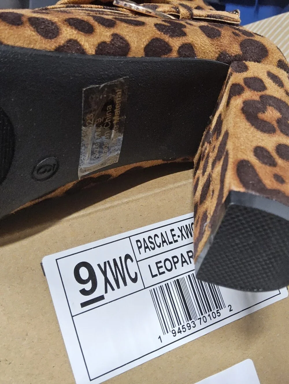 NWOT Size XWC 9 Leopard Print Over-the-Knee Slouch Boot - Animal Print